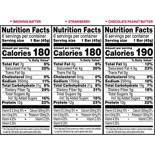 Kellogg's Special K Protein Meal Bars, Meal Replacement, Bulk Protein Snacks, Variety Pack Special K