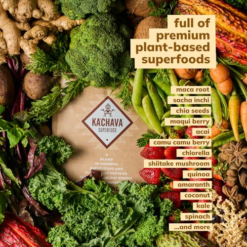 Ka’Chava All-In-One Nutrition Shake Blend, Chai, 85+ Superfoods, Nutrients & Plant-Based Ka'Chava