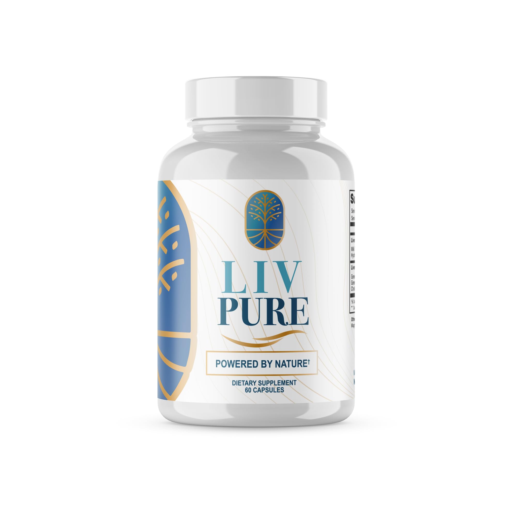 (Official 1 Month) Liv Pure Capsules Liver Detox Pills, LivPure Supplement - Live Pure Liver Detox