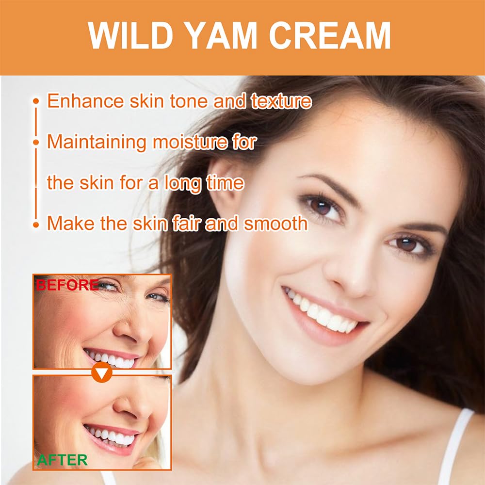 Wild Yam Cream,Anna's Wild Yam Cream for Hormone Balance,Wild Yam Root Cream Promoting Perimenopause