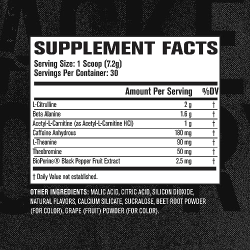 Jacked Factory NITROSURGE Shred Pre Workout Supplement - Energy Booster, Instant