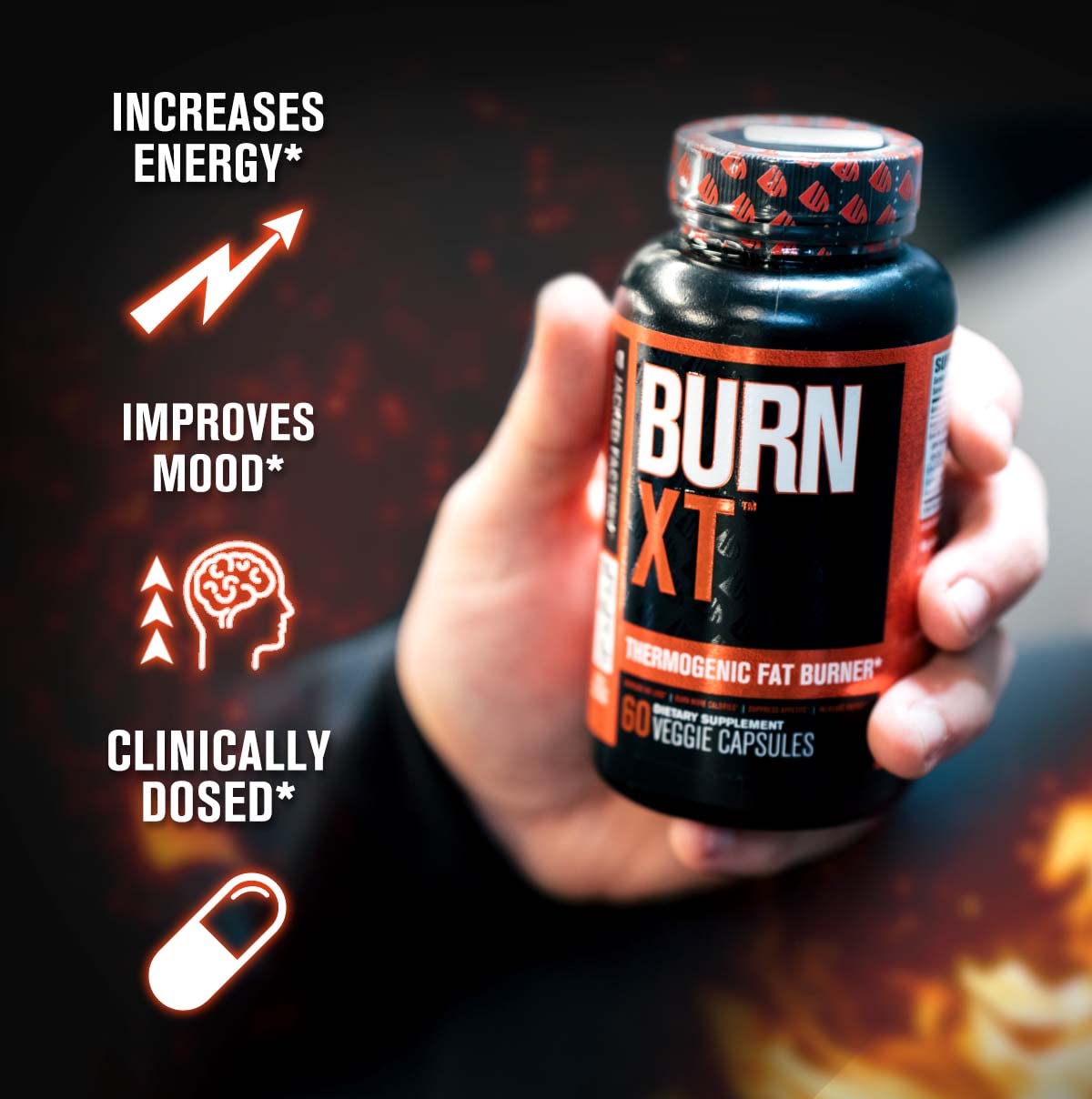 Jacked Factory Burn XT Thermogenic Fat Burner & Lean PM Nighttime Jacked Factory