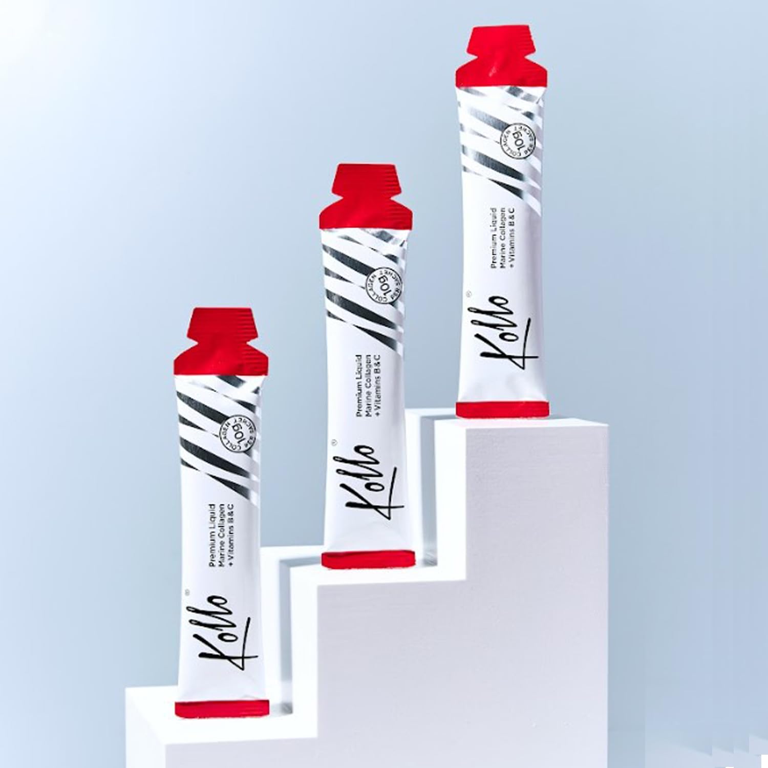 Kollo Premium Marine Collagen Liquid, 10,000 mg - Essential Proteins Collagen Peptides Kollo