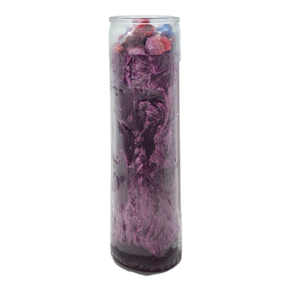 Despair-Palm Wax Spiritual Intention Spell Candle-[Purple] | Vela CASA ESOTERICA PERFUMADA