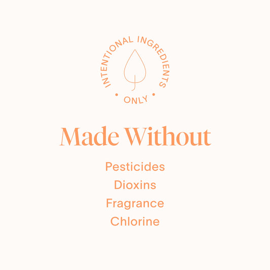 Cora 100% Organic Cotton Non-Applicator Tampons | Ultra-Absorbent, Unscented, Natural, Non-Toxic