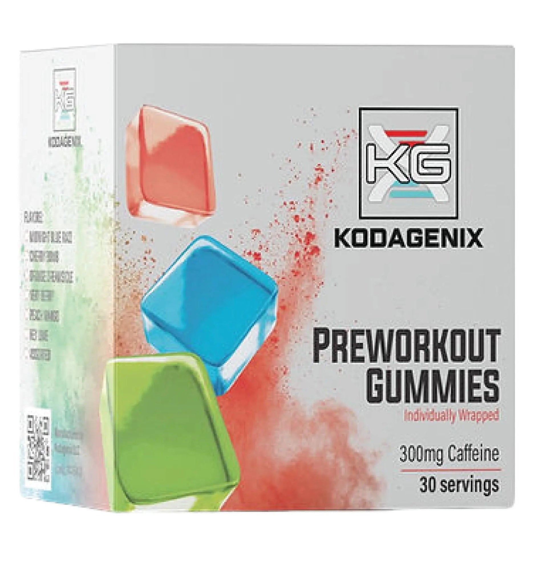Kodagenix Pre Workout Gummies for Men and Women with Caffeine, L-Citrulline and Beta