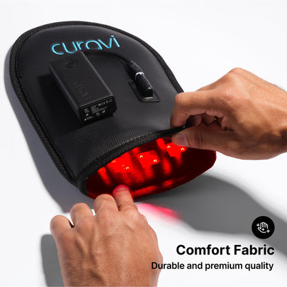 CURAVI Wellness Glove - Enhanced Comfort & Support for Hands and Wrists with Advanced Red