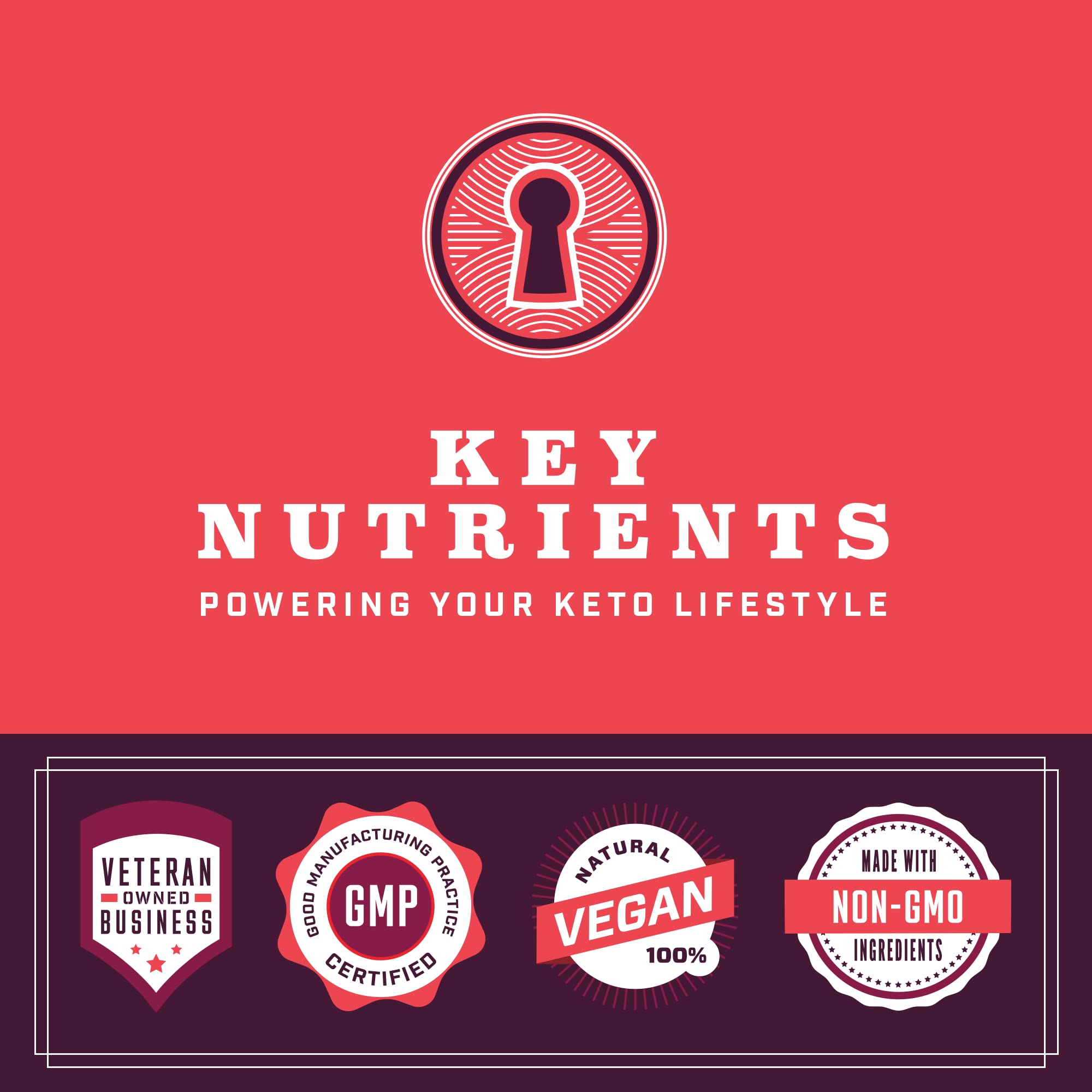 KEY NUTRIENTS Multivitamin Electrolytes Powder Packets - Sweet Cherry-Pom 20 Pack KEY NUTRIENTS