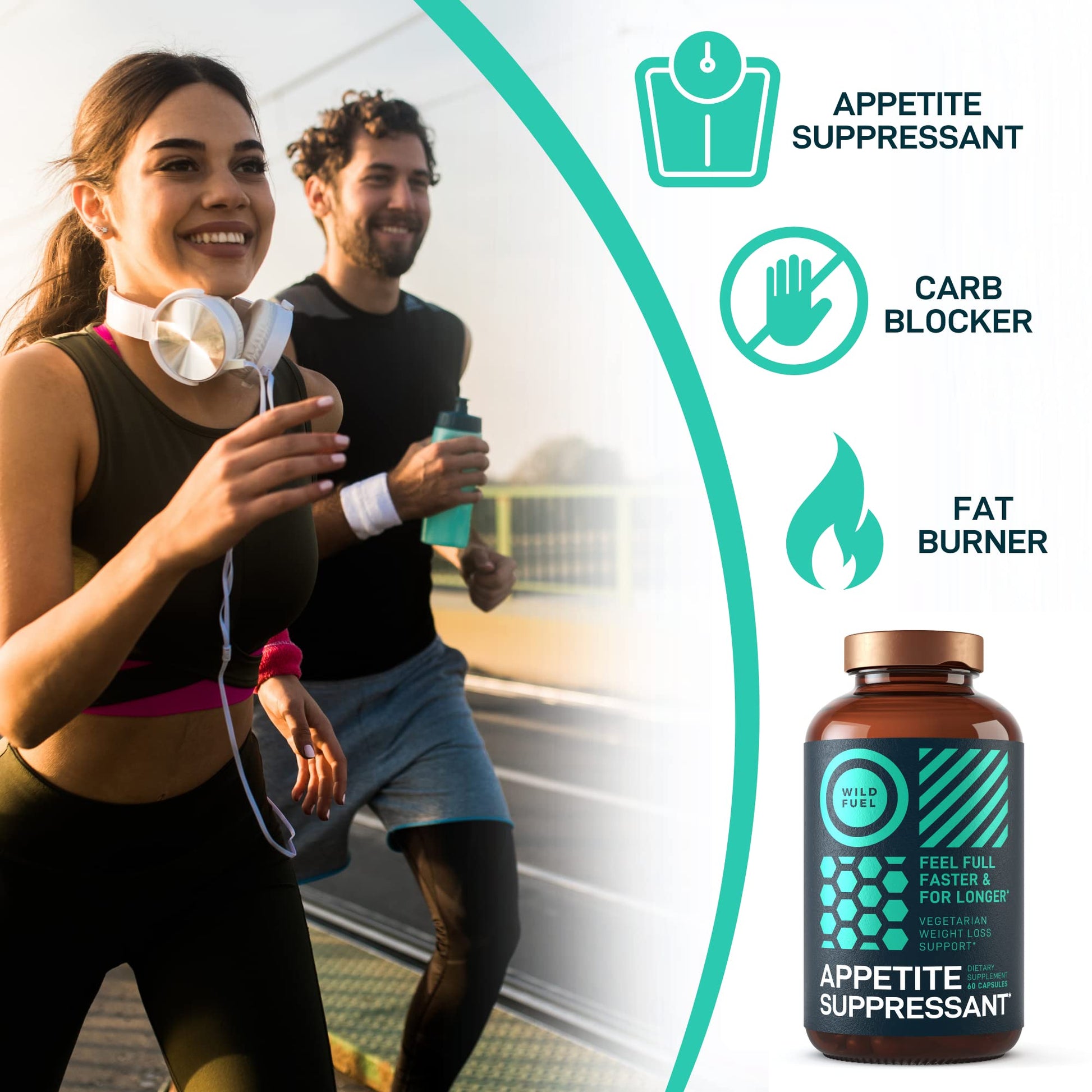 Appetite Suppressant for Weight Loss, Hunger Suppressant - Diet Pills That Work Fast WILD FUEL