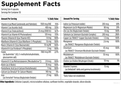 Designs for Health Prenatal & Probiotic Bundle - Prenatal Pro (180 Capsules) Prenatal Multivitamin