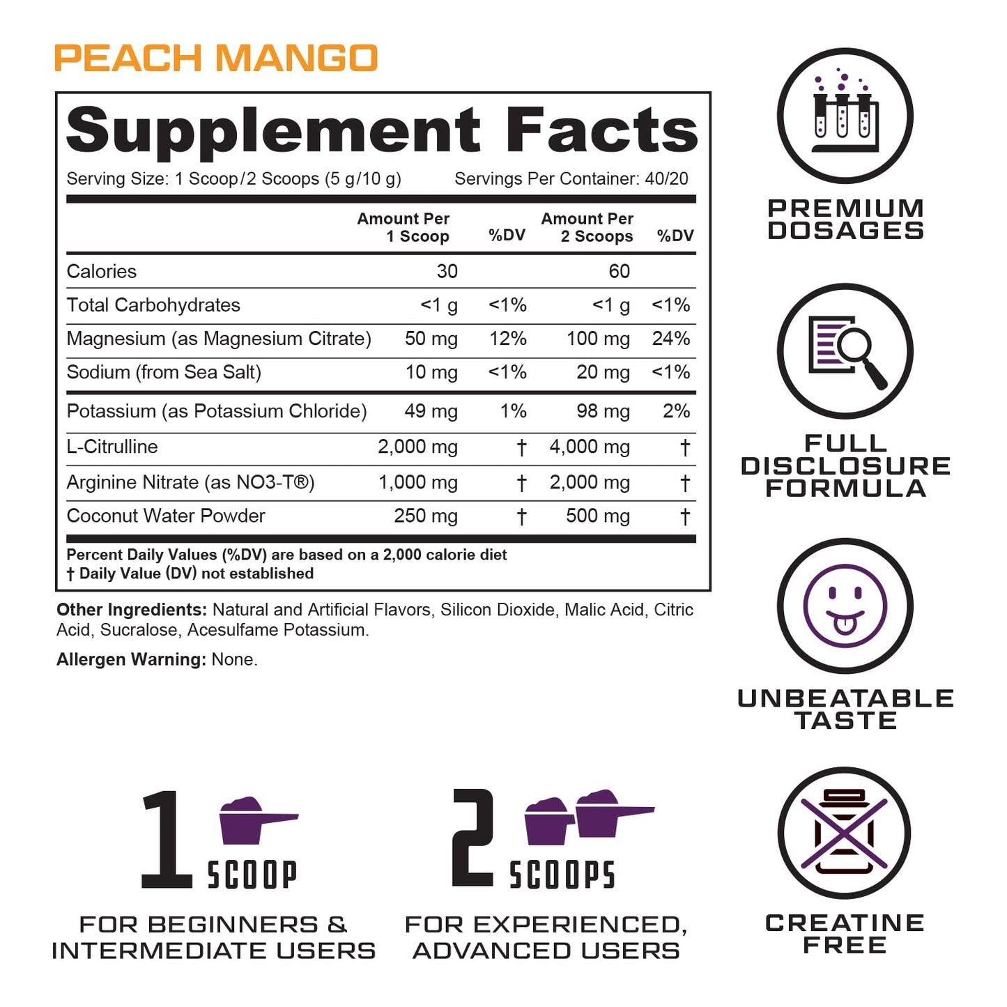 Cutler Nutrition Amplify 2.0 Caffeine Free Pre Workout for Men and Women Stimulant Free Cutler Nutrition