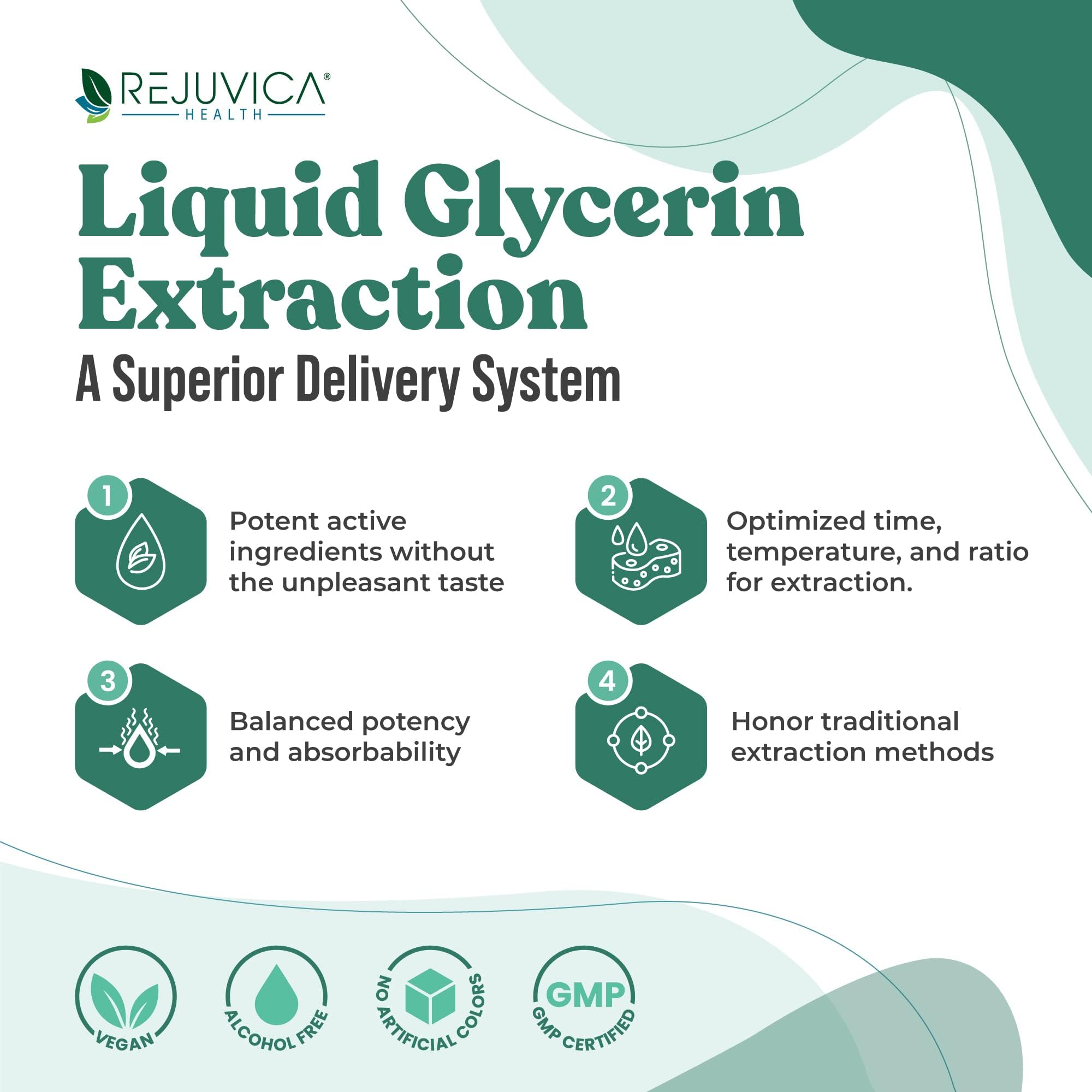 Active Adrenal - Advanced Adrenal Support Tincture - Liquid Delivery for Better Absorption Rejuvica Health