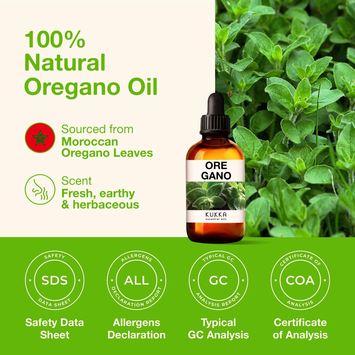 KUKKA Oregano Oils - Natural Oils (4 fl oz) KUKKA essential oils
