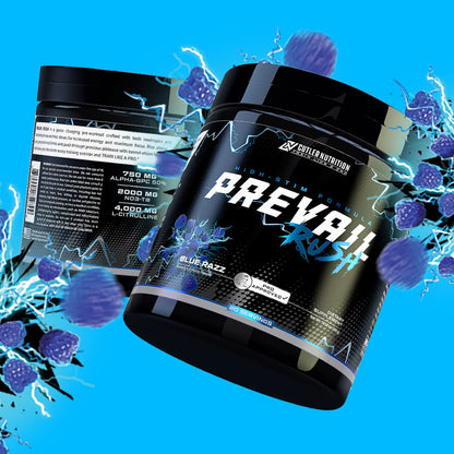 Cutler Nutrition High Stim Pre Workout Powder Prevail Rush Preworkout for Men & Women