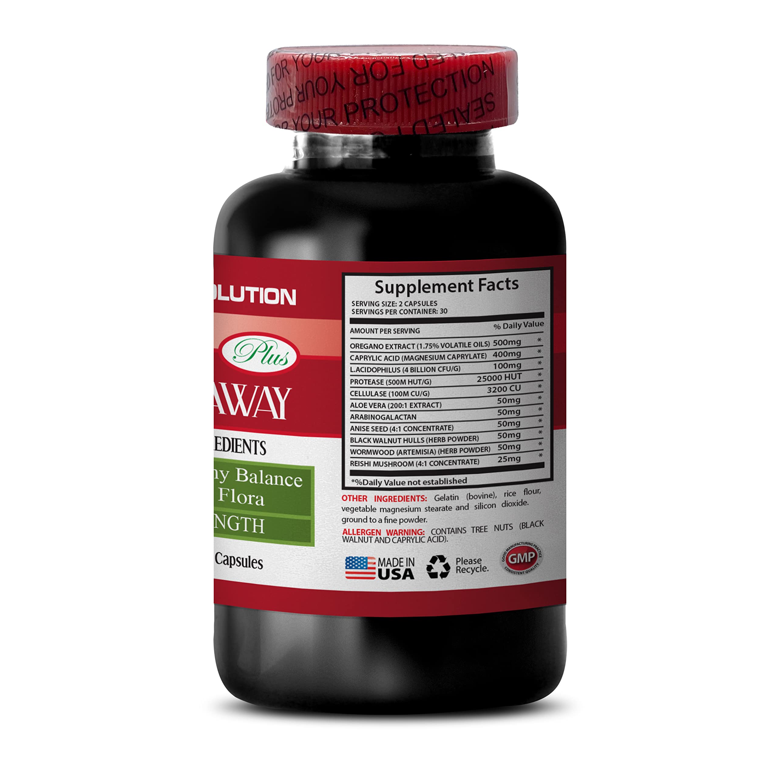 Immunity Support Supplement - Candida Away Plus - Candida Digestive - Candida Cleanse Extra Strength Health Solution Prime