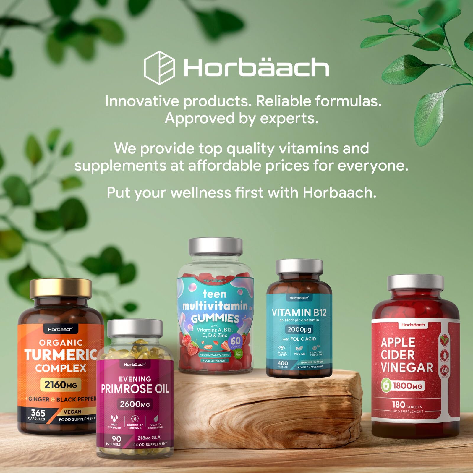 L-Methylfolate 1000ug | 200 Capsules | 5-MTHF Folate Supplement | Active Form Horbäach