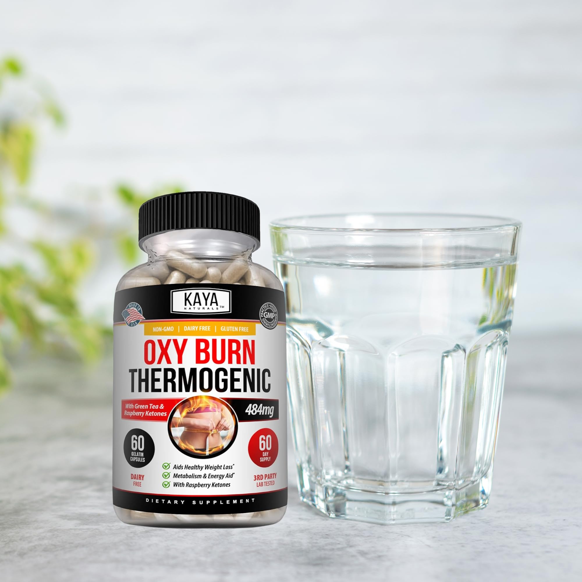 Kaya Naturals Oxy Burn - Weight Loss Pills for Women & Men - Appetite Suppressant Kaya Naturals