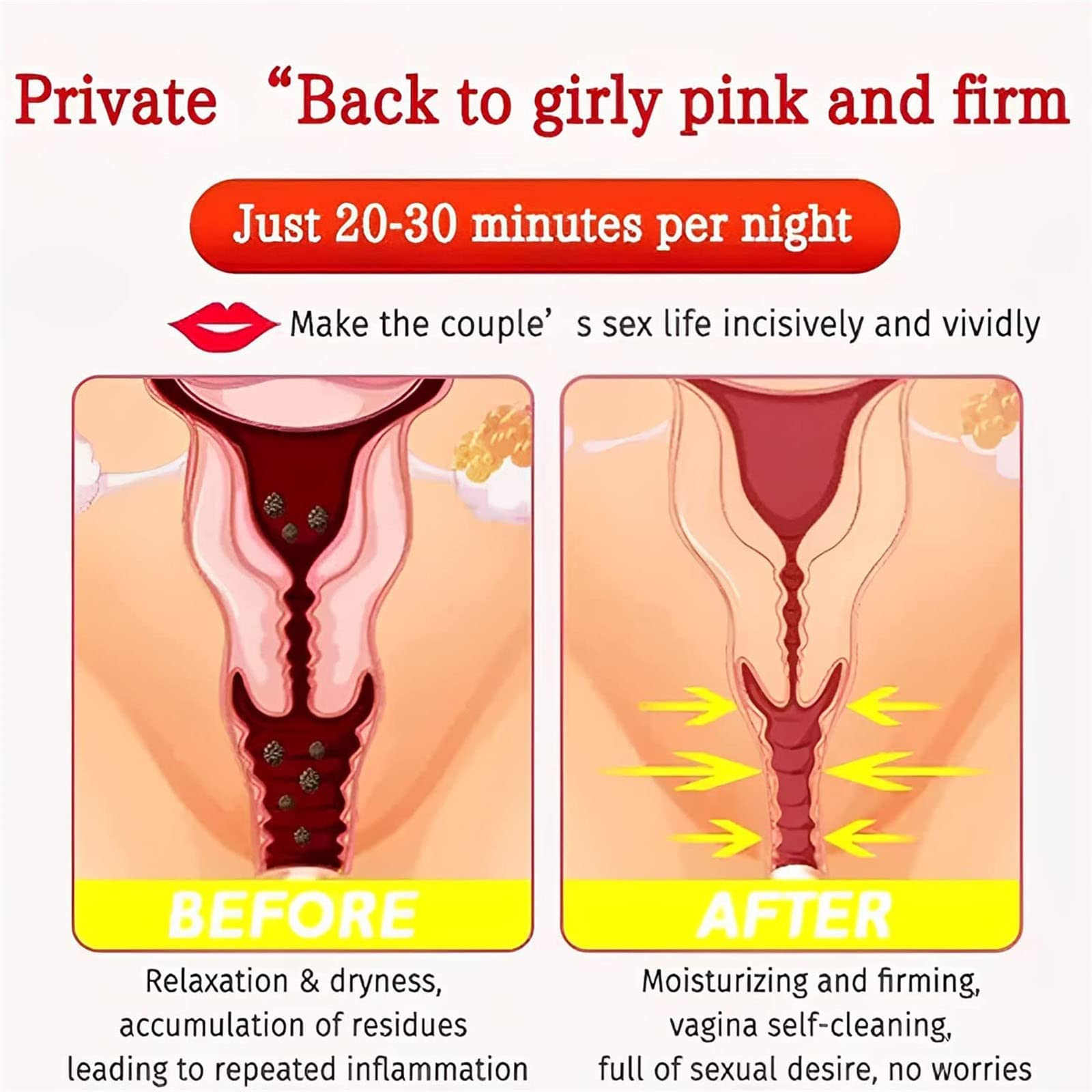 AnnieCare Instant Anti-Itch Detox Slimming Products, Annie Care Natural Detox Viginal Gel DASHENRAN