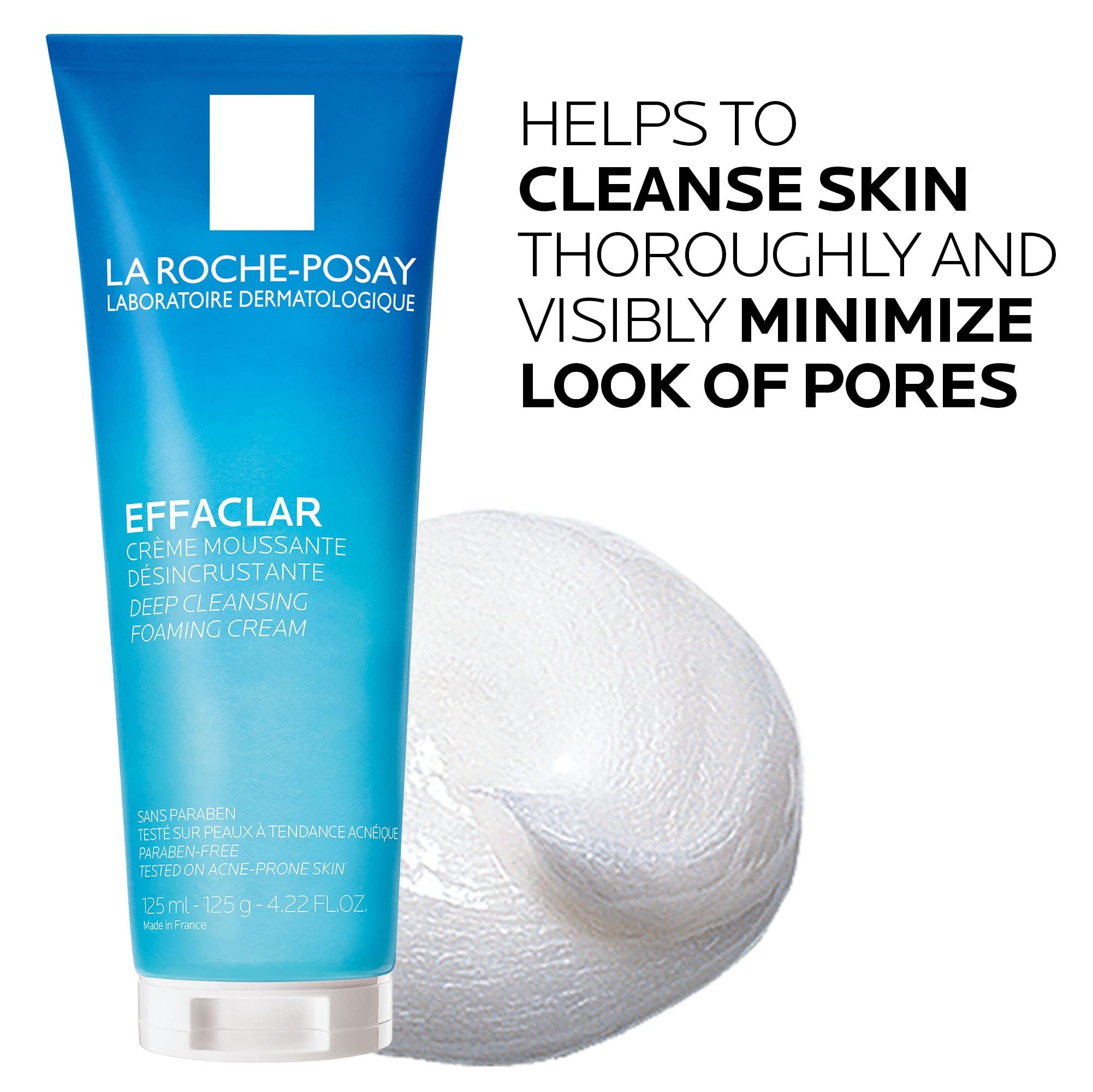 La Roche-Posay Effaclar Deep Cleansing Foaming Facial Cleanser, Cream La Roche-Posay