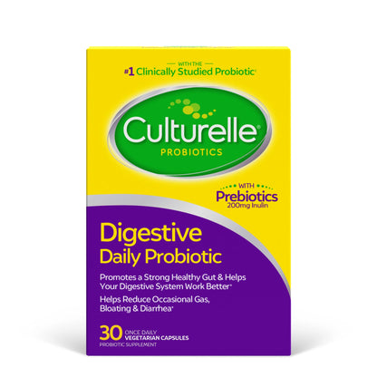 Culturelle Daily Probiotic Capsules For Men & Women, Most Clinically Studied Probiotic