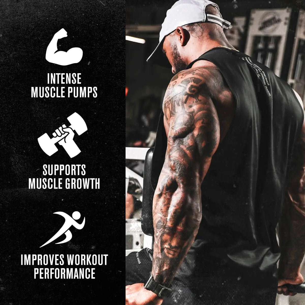 Jacked Factory Muscle Builder Supplement Stack - Build-XT Muscle Builder & N.O. XT Nitric Oxide Boosting Agent for Dual Muscle Building Support (30 Day Supply)