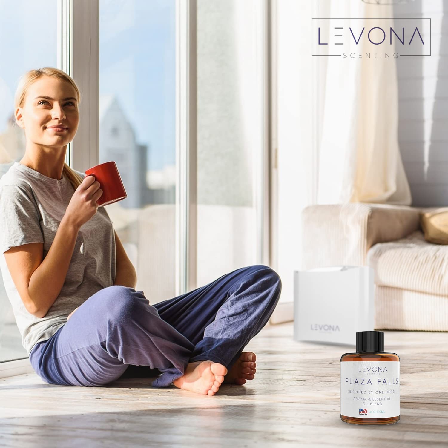 Levona Scent Home Luxury Scents: Plaza Falls Fragrance Oil Inspired by One Hotel Essential Oil