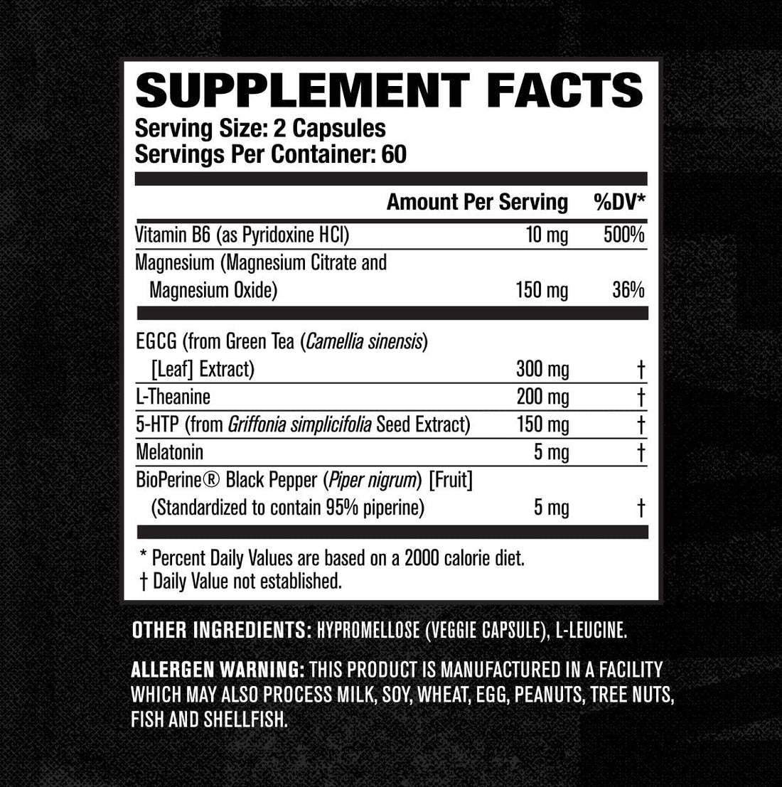 Jacked Factory Lean PM Night Time Body Support and Sleep Aid Supplement - Sleep Sup