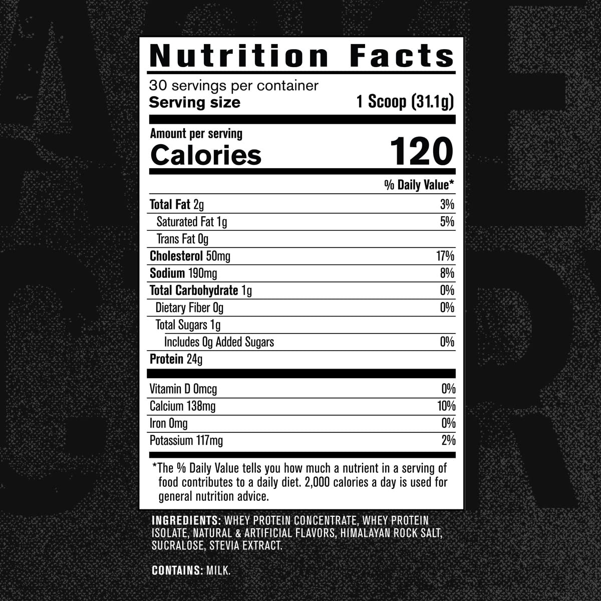 Jacked Factory Authentic Whey Muscle Building Whey Protein Powder - Low Carb Jacked Factory