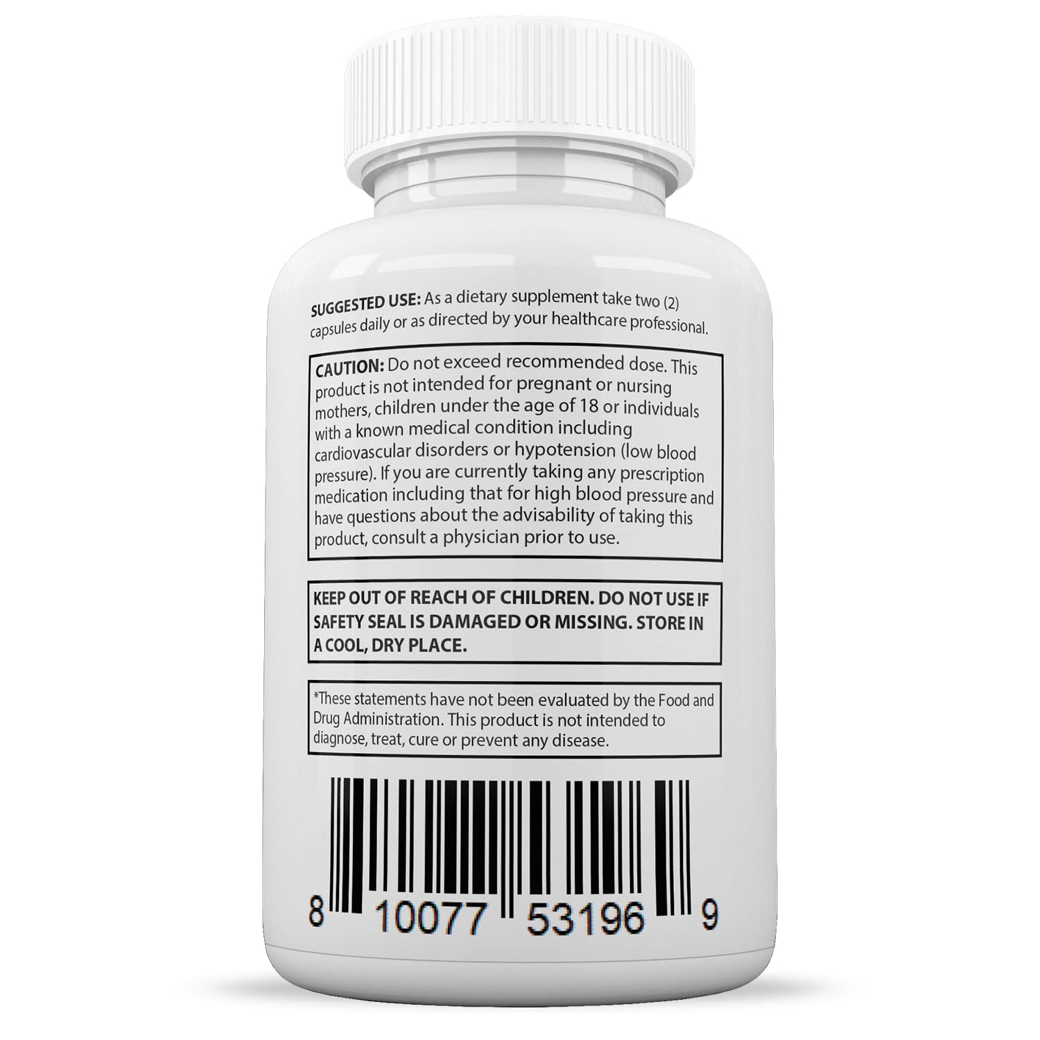 Justified Laboratories (2 Pack Blood Balance Max 1295MG Formula Supplement Pills Justified Laboratories