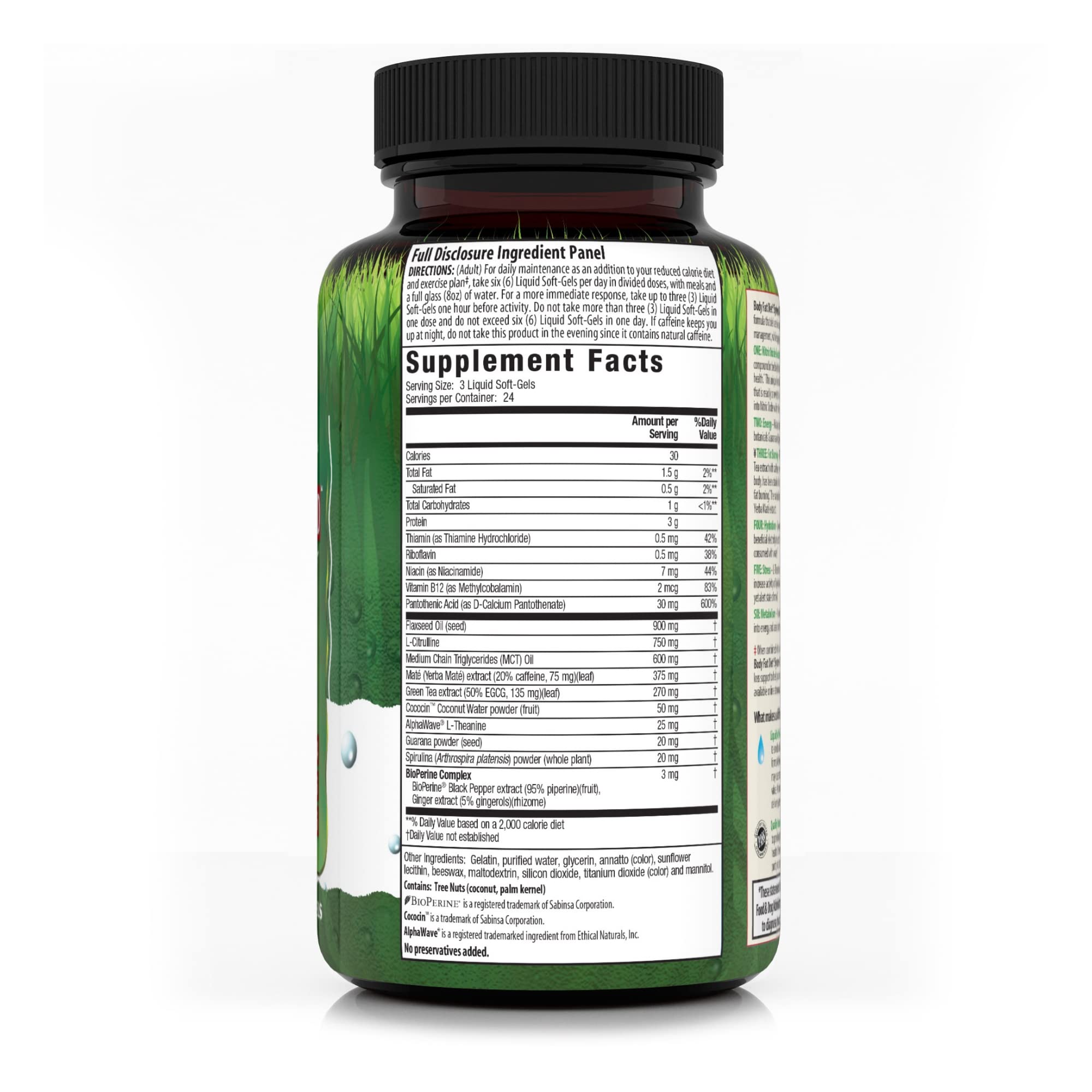 Irwin Naturals Body Fat Diet System-Six Red, 72 Softgels Irwin Naturals