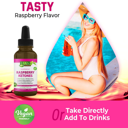 Weight Loss Perfect Keto Raspberry Ketone Drops, Appetite Suppressant Fat Burner