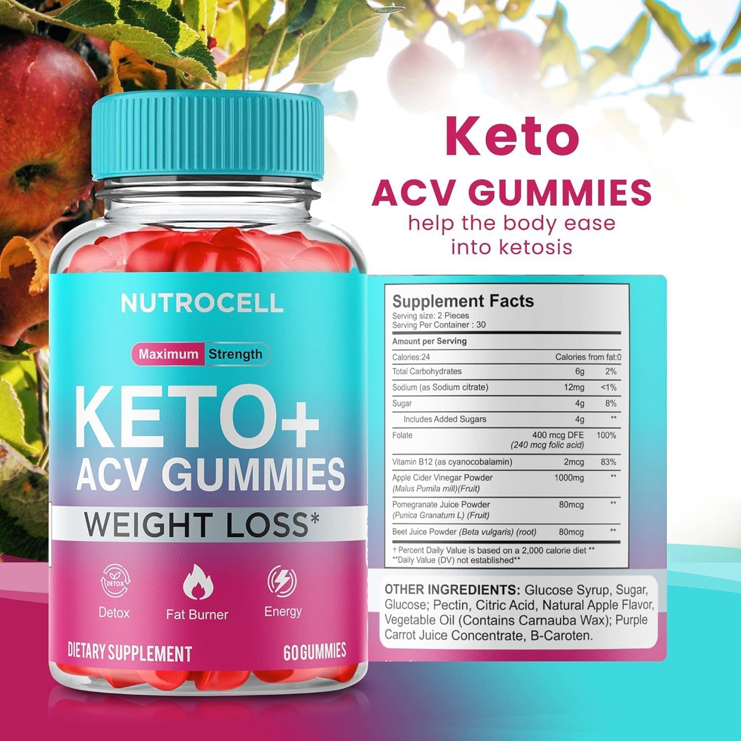 Keto ACV Gummies - Keto Apple Cider Vinegar Gummies - Advanced Weight Loss SHAPEMODE