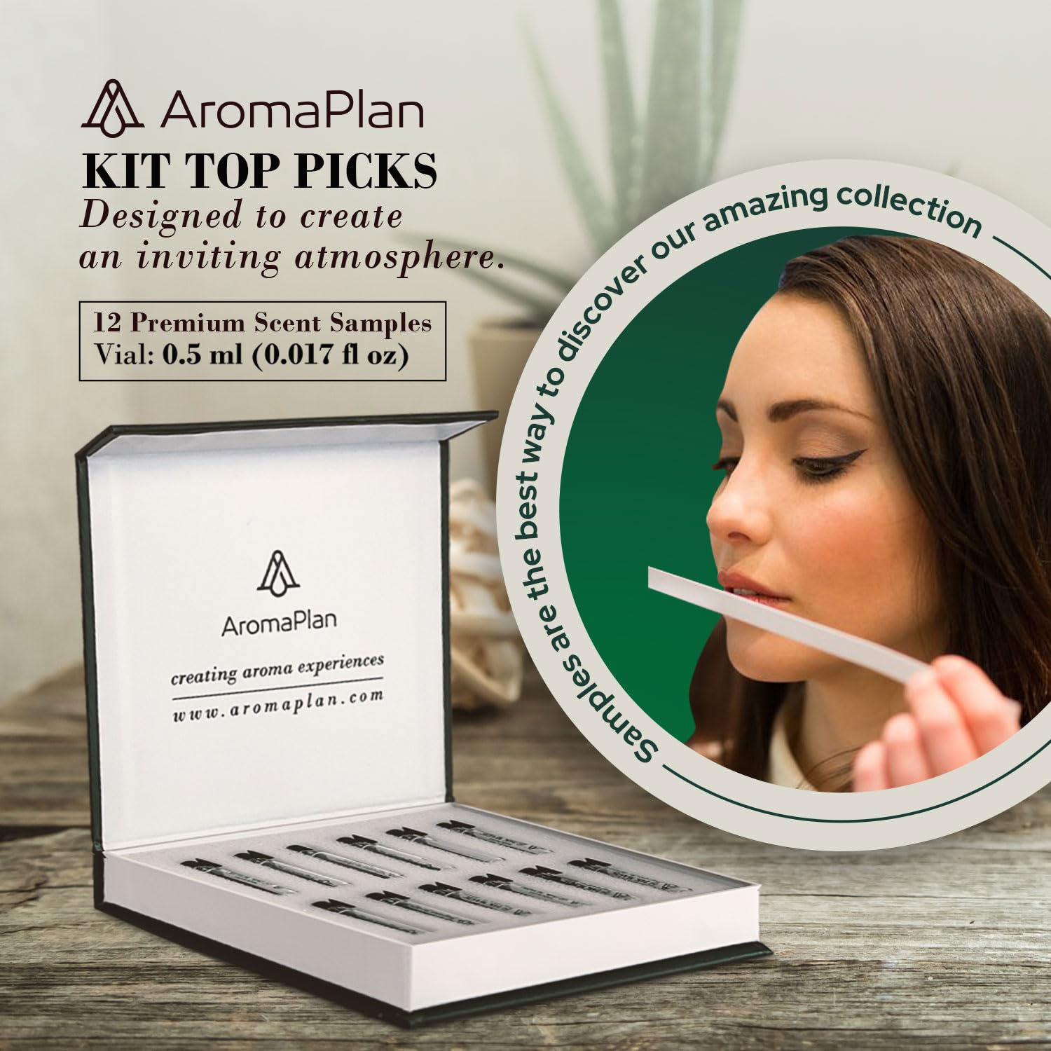 Aromaplan Sample Set, Top Picks Set Collection Exclusively for Smelling, NOT Machine USE AROMAPLAN