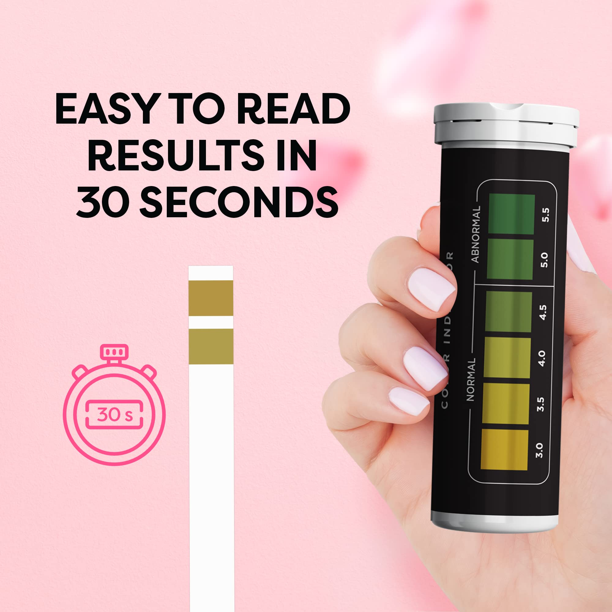 ACE NUTRITION pHresh Boric Acid Suppositories & Vaginal pH Test Strips Bundle ACE NUTRITION