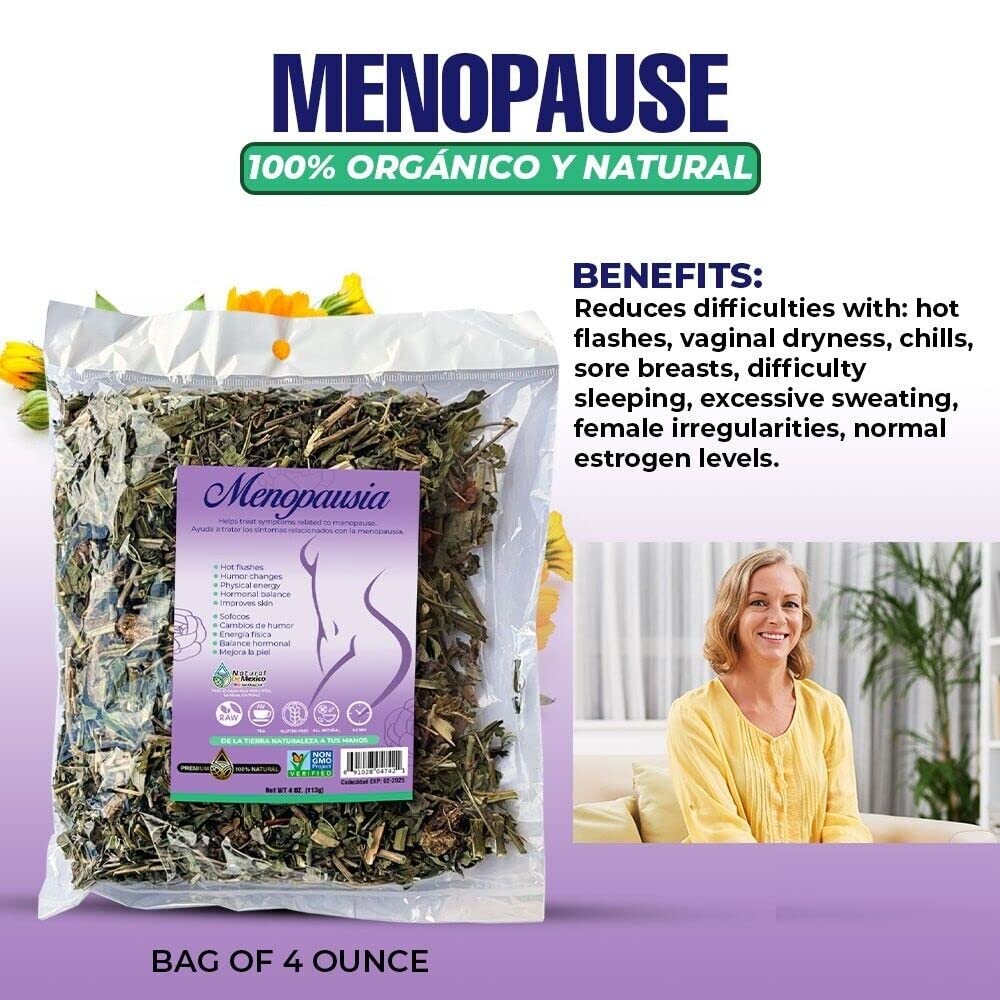 Alvarado Menopause Herbal Tea 4 Oz-113gr Control Menopause Woman Alvarado
