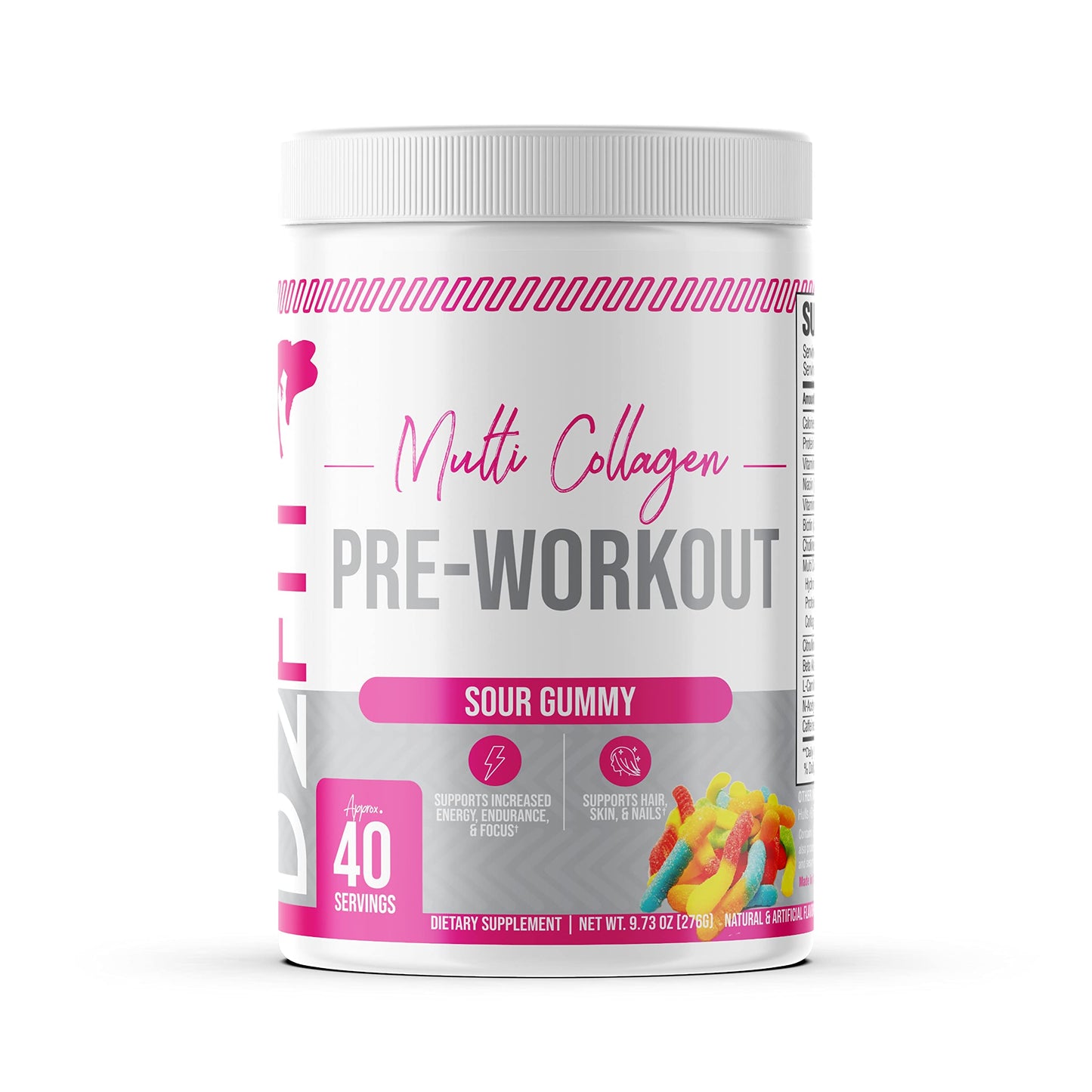 D2Fit (by Jessica Bass Women’s Pre Workout Multi Collagen (2.5g) + Biotin (150mcg)