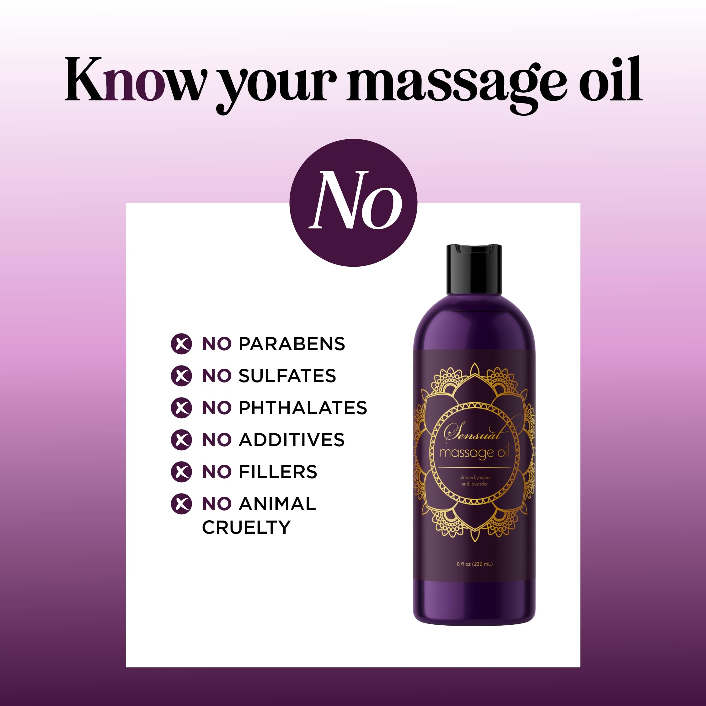 Aromatherapy Sensual Massage Oil for Couples - Relaxing Full Body Massage Oil for Date Maple Holistics