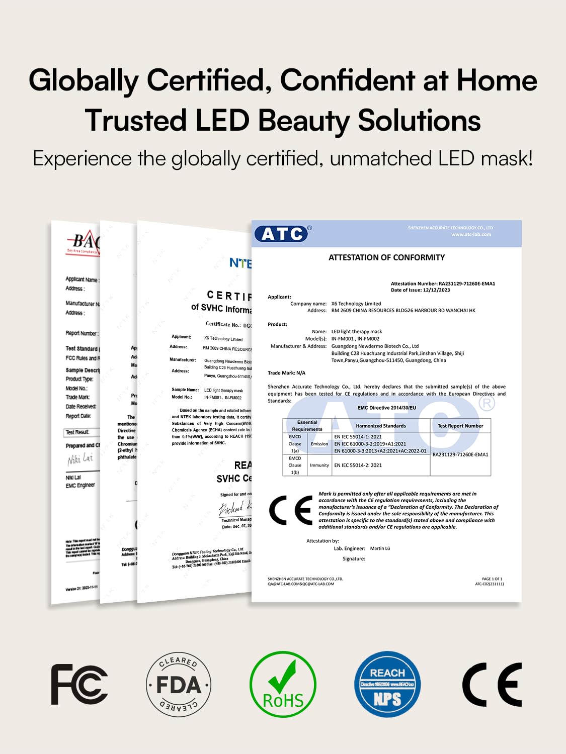 INIA GLOW Light Therapy Mask for Face, LED Mask with Red Blue Green Light and Advanced Near-Infrared INIA