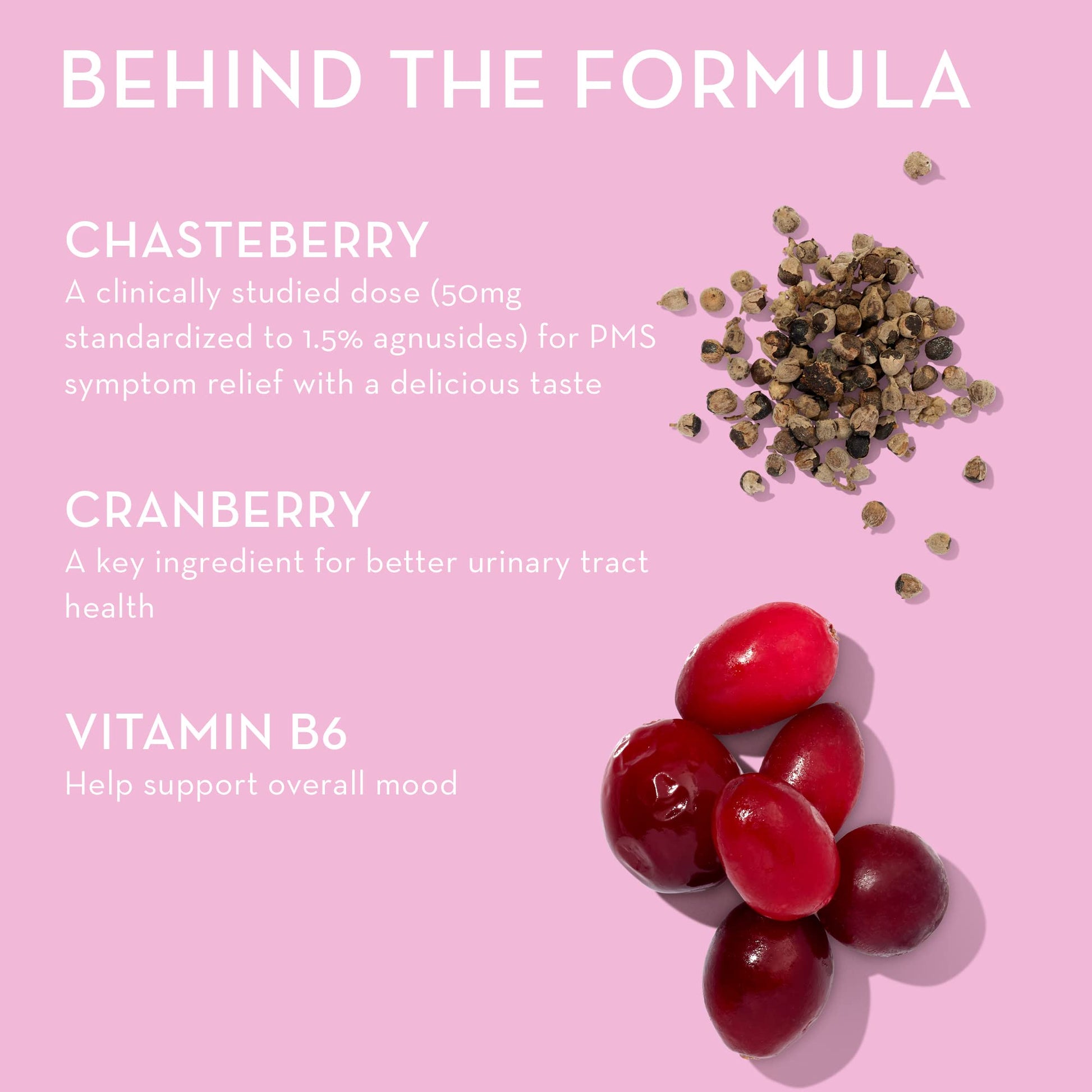 HUM Nutrition SOS PMS Gummies, Helps Relieve PMS Symptoms, Bloating Relief, Mood Swings, Hormonal Balance HUM