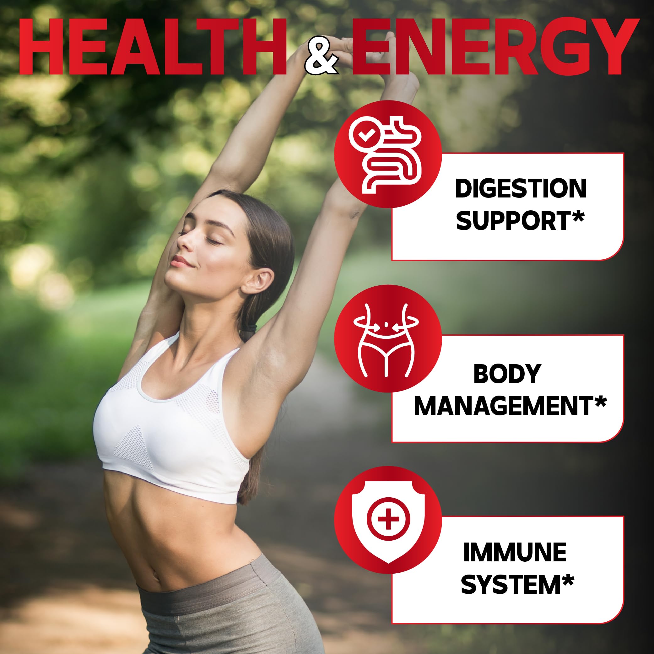 12in1 Apple Cider Vinegar Supplements - 200 Capsules with Cayenne Pepper, Grape Seed DEDICAD