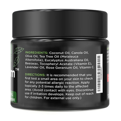 DAILY REMEDY Tea Tree Oil Extra Strength Super Balm - Athletes Foot Cream Combats