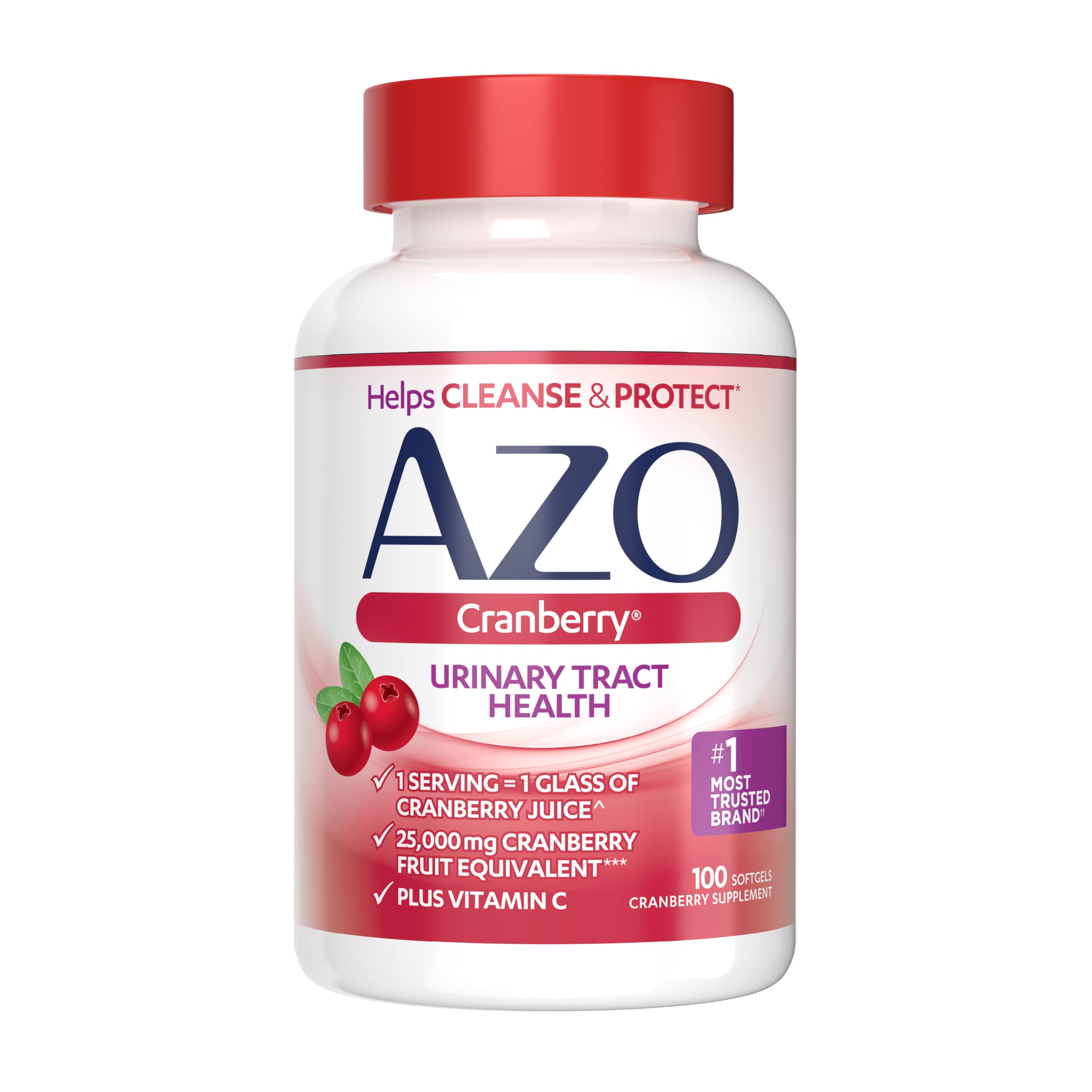 AZO Dual Protection | Urinary + Vaginal Support* | Prebiotic Plus Clinically Proven Women AZO