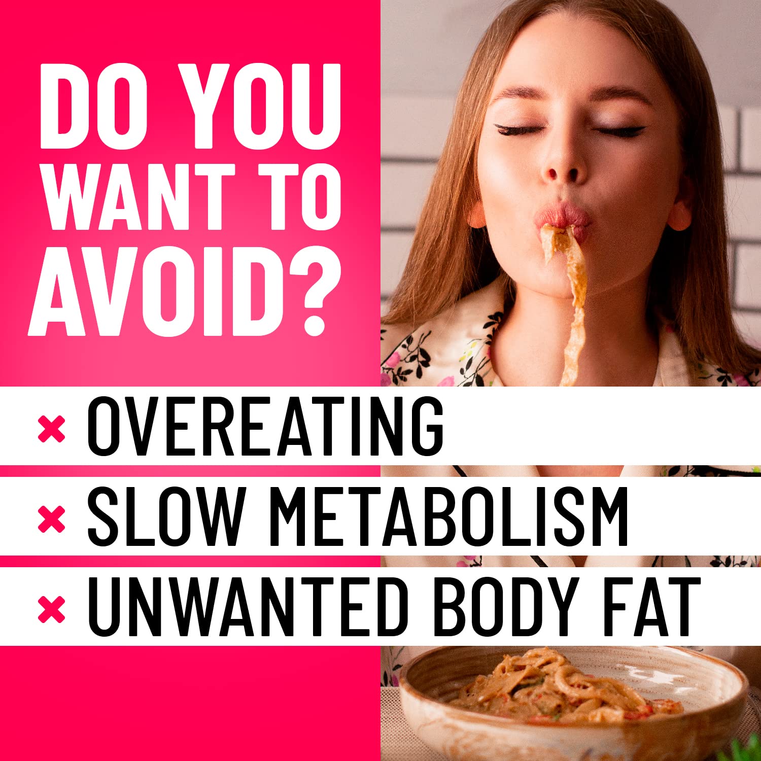 Appetite Suppressant for Women - Weight Loss Pills for Bloating Relief & Carb Blocker Helix Heal