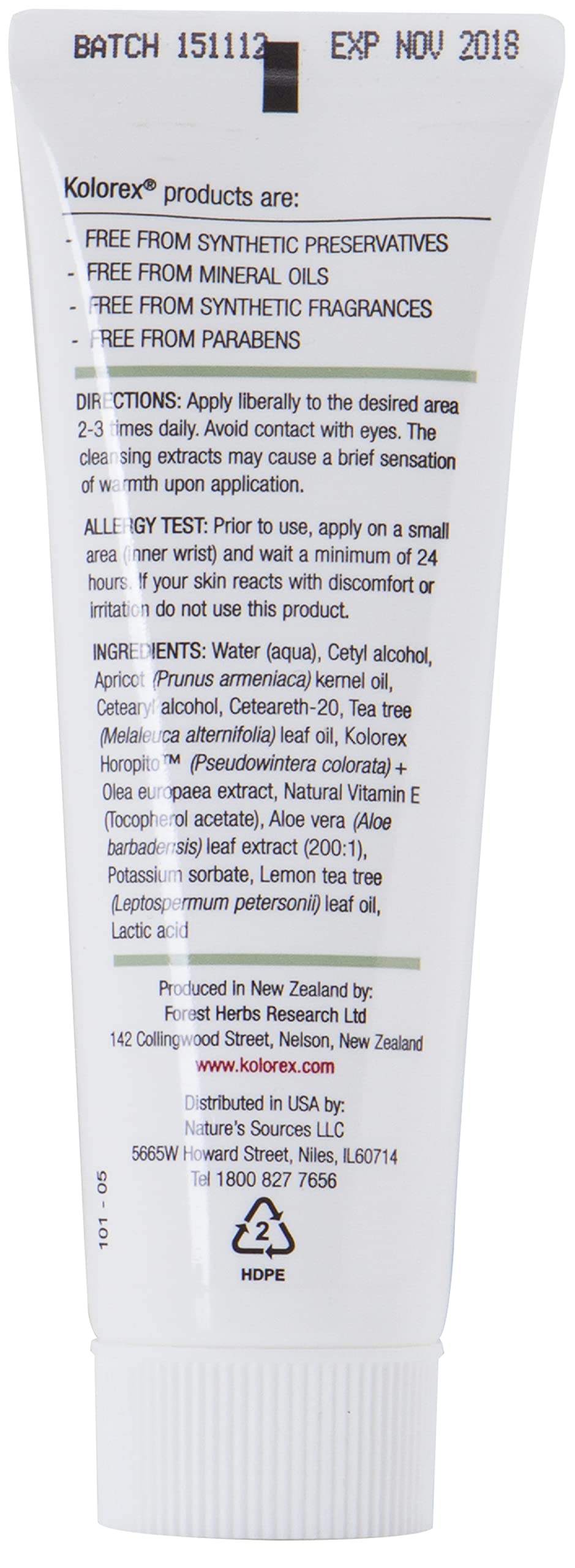 Kolorex® Vaginal CareCream, Natural Herbs soothes Intimate Areas, Replenish Sensitive Skin. Kolorex