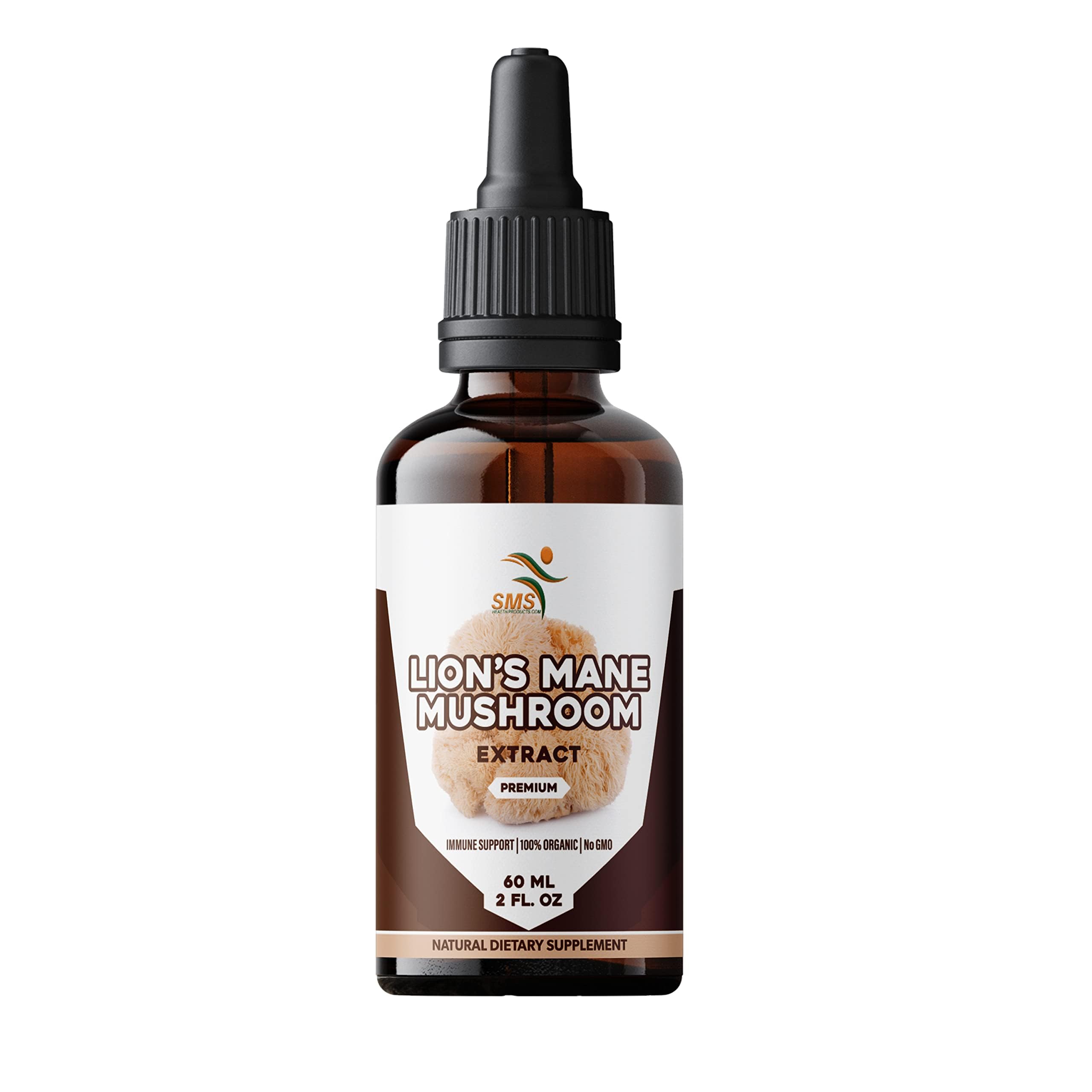 Lion's Mane Mushroom Drops Supplement, Lions Mane Tincture, Natural