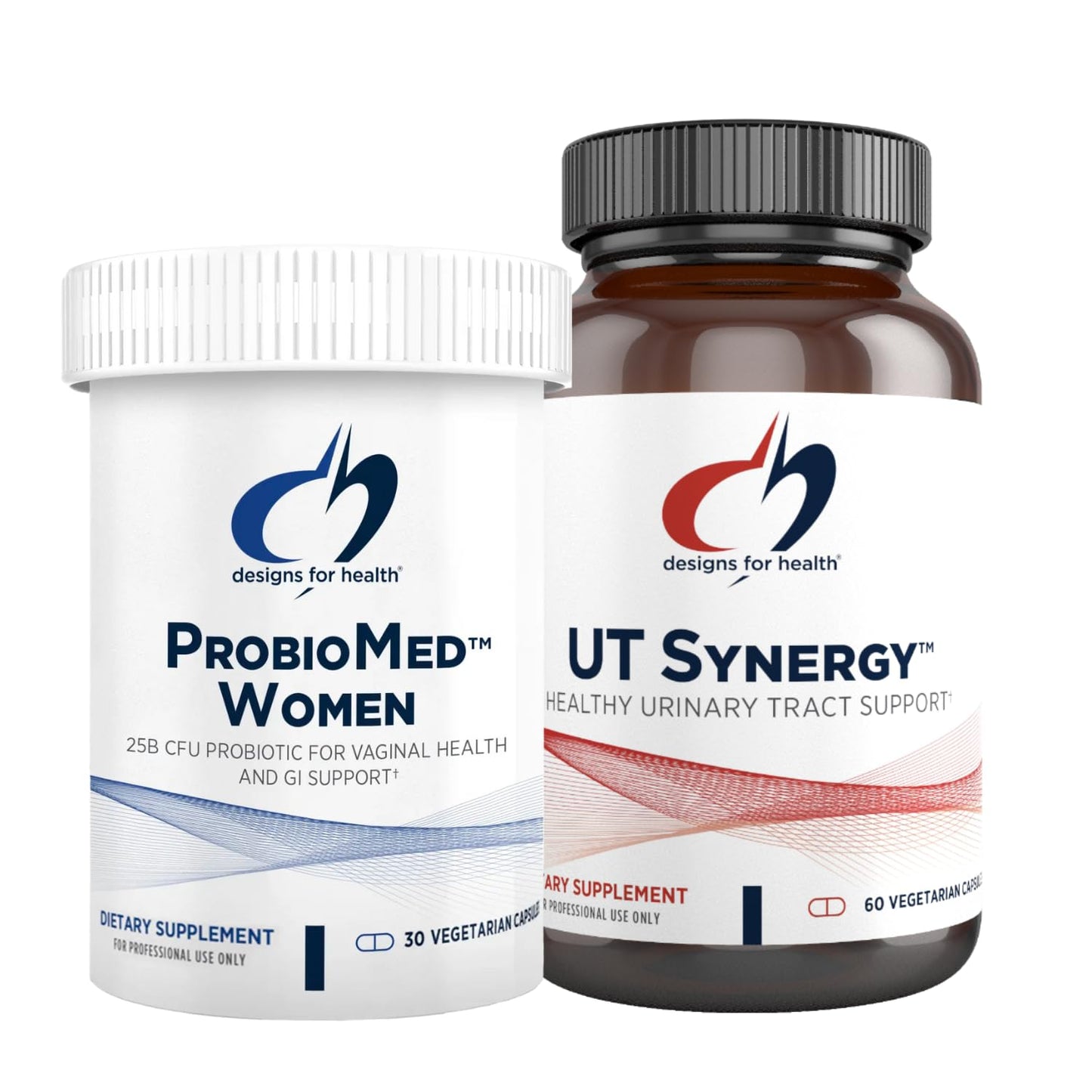 Designs for Health Vaginal Probiotic & UT Support Bundle - ProbioMed Women Probiotic