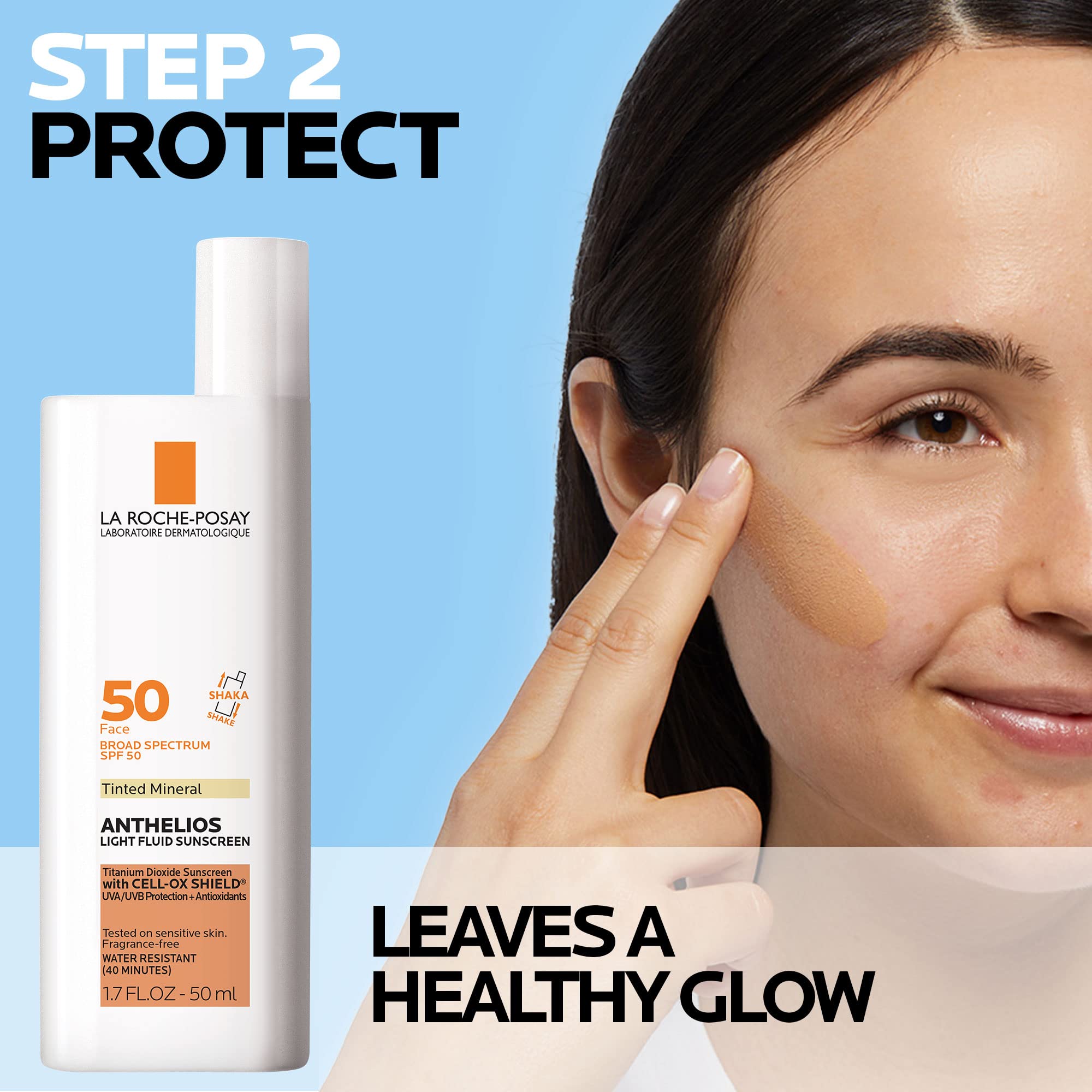 La Roche-Posay Anthelios Tinted SPF 50 Sunscreen & Toleriane Gentle La Roche-Posay