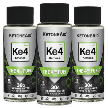 KetoneAid KE4 Pro Ketone Ester Drink | Not a Ketone Salt, No Sugar, No Caffeine