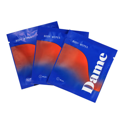 Dame Products Body Wipes - Cleansing and Nourishing - pH-Balanced Formulated with Aloe