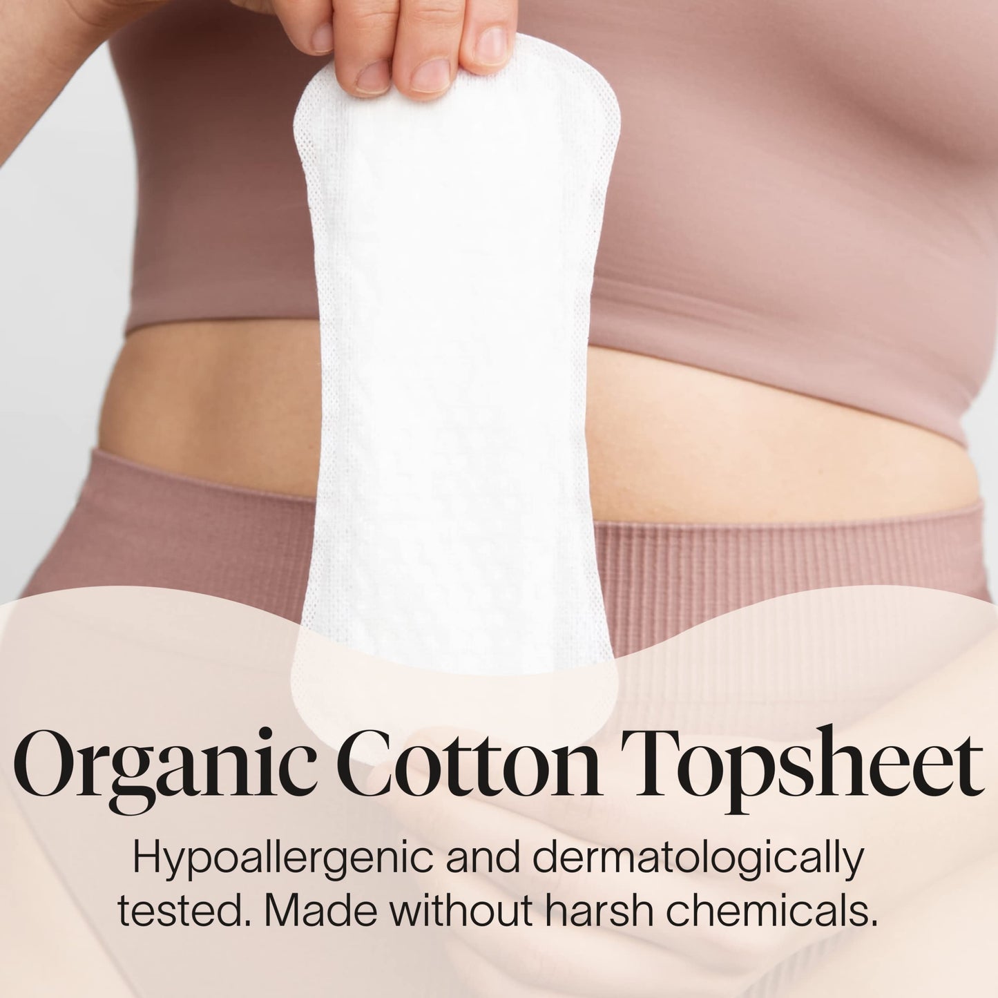 Cora Period Regular Liners | 100% Organic Cotton Topsheet | Ultra Thin, Quick Absorbency